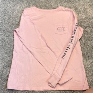 Vineyard Vines Light Pink Long Sleeve Tee